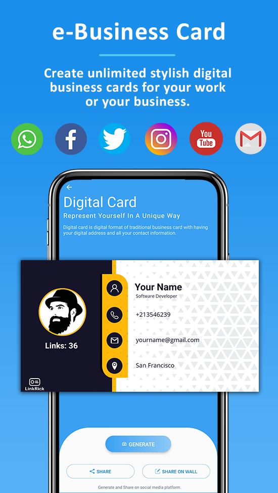 QR визитка